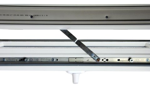 OKNO PCV 700 x 700 UCHYLNE 1 x ORZECH