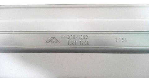 OKNO PCV 80 x 205 / 800 X 2050 mm R BIAŁE BALKON