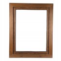 ALUCON OKNO PCV 800 x 1000 mm / 80x100 cm Zewnętrzny Orzech Prawe