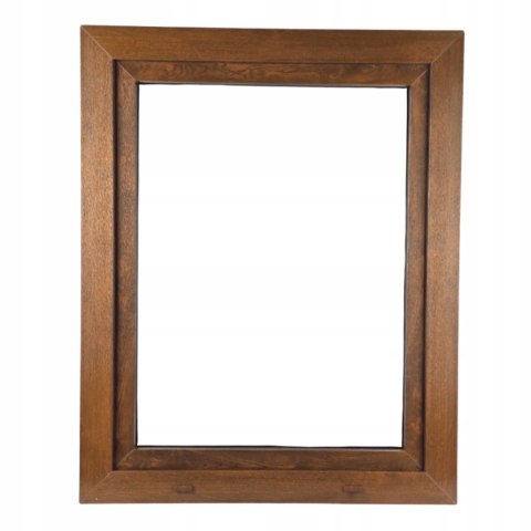 ALUCON OKNO PCV 800 x 1000 mm / 80x100 cm Zewnętrzny Orzech Prawe