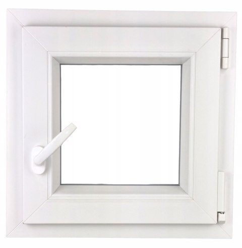 OKNO PCV 500 x 500 RU ZEWN. ANTRACYT 3 SZYBY