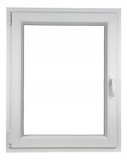 ALUCON OKNO PCV 400 x 600 mm / 40x60 cm Zewnętrzny Złoty Dąb Lewe