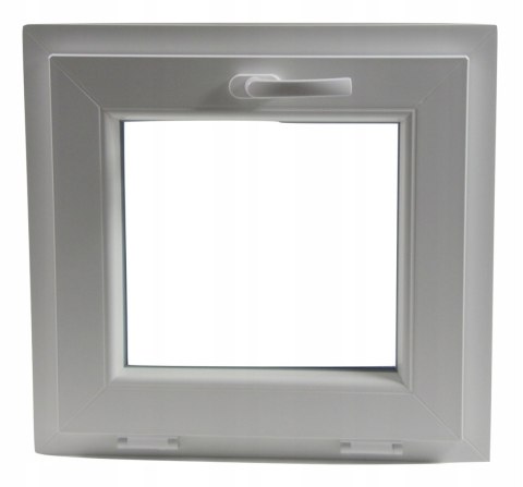 OKNO PCV 90x90 / 900x900 UCHYLNE BIAŁE 2 Szyby 76mm