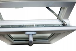 OKNO PCV 80x80 / 800x800 Uchylne Białe 2 Szyby 76mm